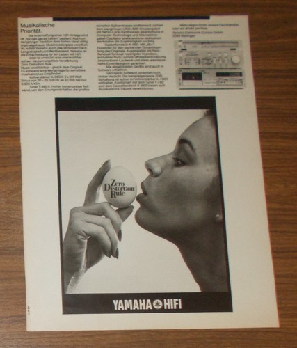 Seltene werbung vintage yamaha - seltene,