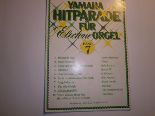 Notenheft yamaha hitparade - yamaha,