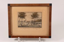 Stahlstich Hamburg Personen am