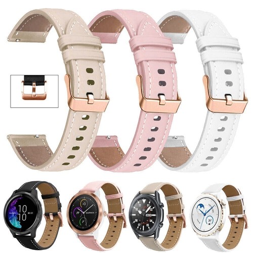 Leder armband für garmin - leder,
