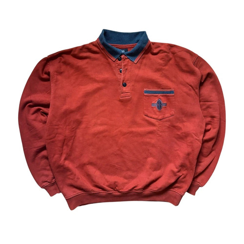 Vintage hugo boss polo sweater - vintage,