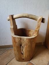 Massiv Holz Aimer , Schirmständer Unikat Maße H 44 ×L32×B22 Cm