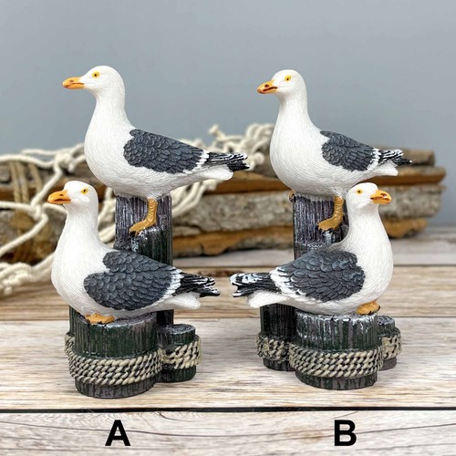 Möwen auf poller 10cm - auf,