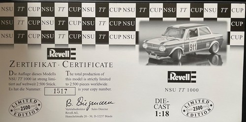 Revell nsu cup in - revell, tt
