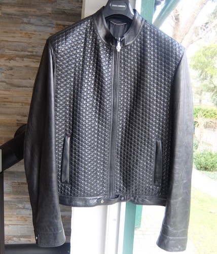 Versace leather jacket - versace,