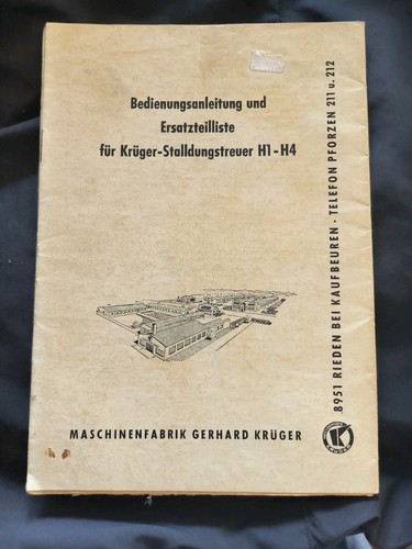 Krüger stalldungstreuer - krüger-,