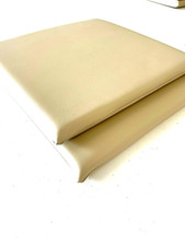 2x Sitzkissen Sitzauflage Polster Kissen Outdoor Kunstleder Wendekissen 40x40 cm