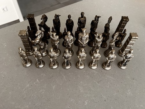 Schachfiguren set metall - set,