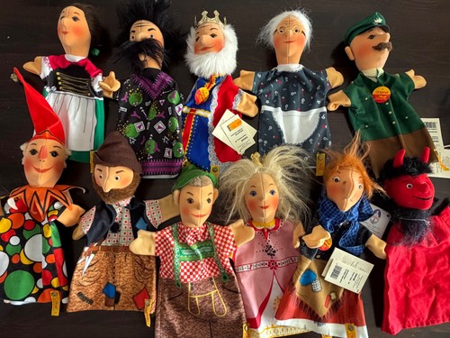 10x steiff handpuppen - steiff, zum