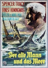 Der alte Mann und das Meer Hemingway Spencer Tracy  Filmplakat Wendt -Grafik