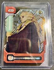 2025 Topps Star Wars High-tek; Kit Fisto Gold 14/50