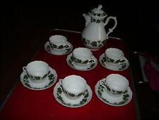 Hutschenreuther Weinlaub große Kaffeekanne 6 x Kaffeetasse mit UT