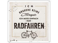 20x20cm METALLSCHILD