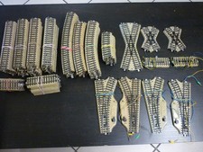 Schienen und Elektro-Weichen-Sortiment, Märklin M-Gleis, Spur HO  (100 Stück + )