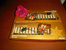 OSRAM Weihnachtskerzen Innen 2 Lichterkette CIK15 Schaftkerzen 230V 45W Vintage