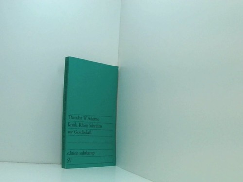 Kritik kleine schriften zur - kritik.,