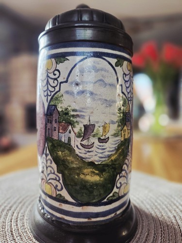 Fayence krug antik - barock, ca
