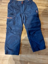 abtrennbare Trollkids Hose - Gr. 98 - unisex - Blau - verstellbarer Bund