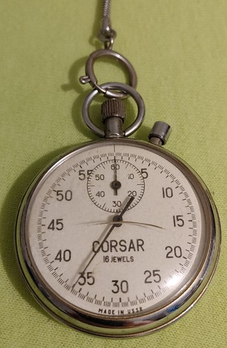 Vintage stoppuhr corsar ussr - vintage,