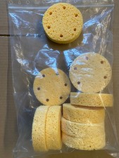 10 x Viskoseschwamm für Nemectron Reizstromtherapiegerät   Set Nr: 2LK