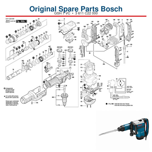 Bosch gsh ersatzteile - gsh,