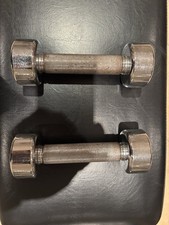 Kurzhantel Chrom Hantel 2x 2KG Kurzhantel Kurzhanteln Chromhanteln Hantelset Gym