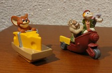 Burger King   1995 Jerry mit Käse Mobil und Action Figur Toy Oliver & Company