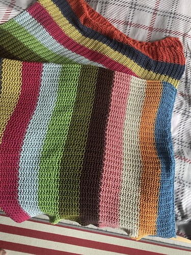 Bunte strickdecke ca - bunte,