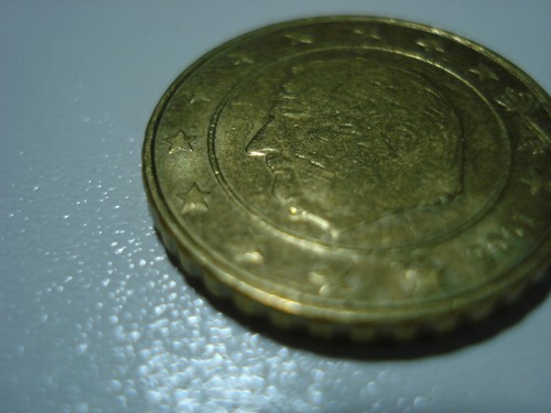 Cent münze 2001 belgien - 10,