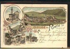 Furth Wald Kirche Turm x 1907