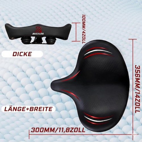 Komfort fahrrad sattel - komfort, breite