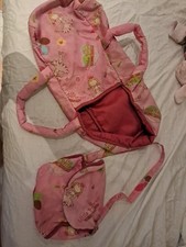 Puppentragetasche & Wickeltasche Rosa Little Princess Knorrtoys