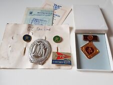 DDR Orden Abzeichen Urkunde FDGB Konvolut Set Ostalgie 