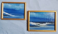 2 Original Mini Ölgemälde