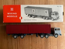 Wiking 1:87 MB LPS 2223 Stahlcontainer SZ mit Karton