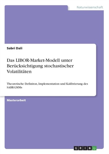 Dali das libor market modell - -,