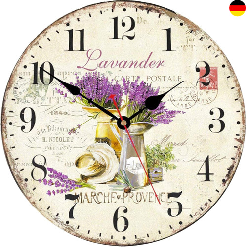20cm wanduhr vintage - 20cm,