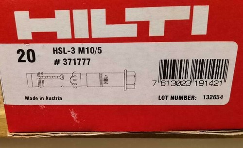 Hilti schwerlastanker - , 20