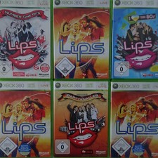 Lips Microsoft Xbox 360 Karaoke Spiele PAL Spiel Game frei wählbar 
