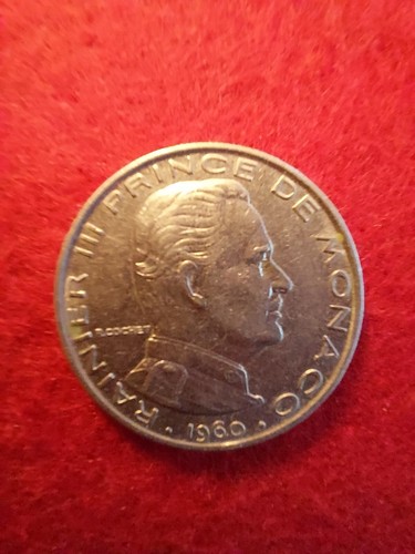 Franc münze monaco 1960 - 1, in