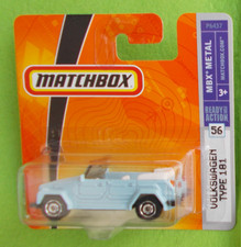 Matchbox Kübelwagen VW 181 Type Typ Cabriolet hellblau