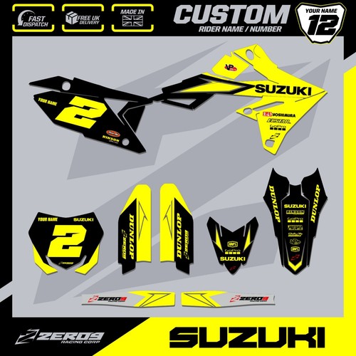 Suzuki motocross grafik custom - suzuki,