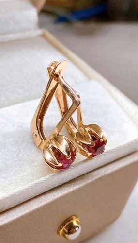 Vintage ohrringe gold 583 - gold, (