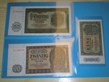 3 DDR Banknoten Geldscheine 1
