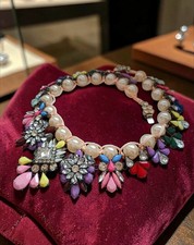  Kette  XXL Kunststoff Perlen