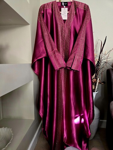 Neu satin abaya fledermaus - neu, gr