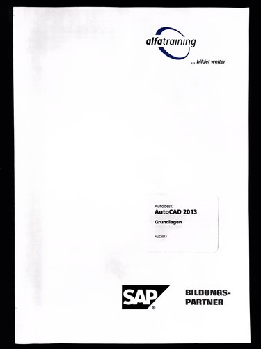Autocad 2013 grundlagen von - autocad,