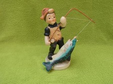 Friedel Angler Figur Vintage