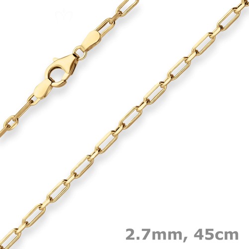 7mm fantasiekette goldkette - 2,7mm,