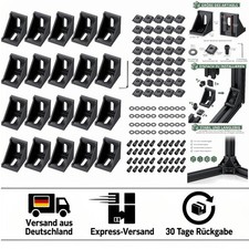 20x Aluprofil Winkelverbinder